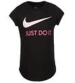 Nike T-shirt - Swoosh - Sort Nike T-shirt - Swoosh - Sort