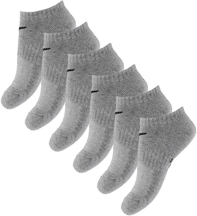 Nike Strømper - Performance Basic Low - 6-Pak - Dark Grey