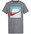 Nike T-shirt - Practice Makes Futura - Carbon Heather Nike T-shirt - Practice Makes Futura - Carbon Heather
