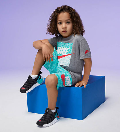 Nike T-shirt - Practice Makes Futura - Carbon Heather Nike T-shirt - Practice Makes Futura - Carbon Heather