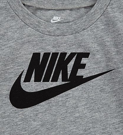 Nike T-shirt - Futura - Dark Grey Heather Nike T-shirt - Futura - Dark Grey Heather