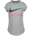 Nike T-shirt - Swoosh - Grey Heather Nike T-shirt - Swoosh - Grey Heather