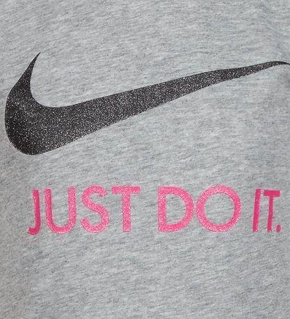 Nike T-shirt - Swoosh - Grey Heather