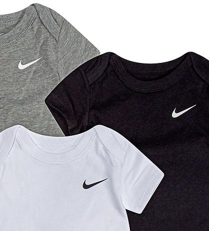 Nike Bodyer k/æ - Swoosh - 3-Pak - Sort/Hvid/Grå