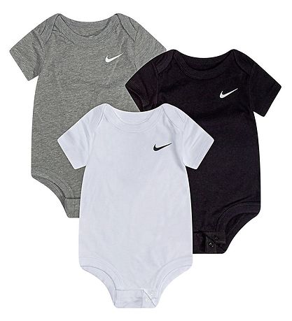 Nike Bodyer k/æ - Swoosh - 3-Pak - Sort/Hvid/Grå