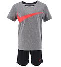Nike Shorts Set - T-shirt/Shorts - Black/Grey