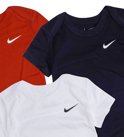 Nike Bodysuits s/s - Swoosh - 3-Pack - Obsidian