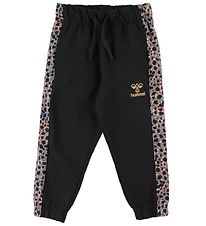 Hummel Sweatpants - HmlMejse - Sort/Blue Mirage Hummel Sweatpants - HmlMejse - Sort/Blue Mirage