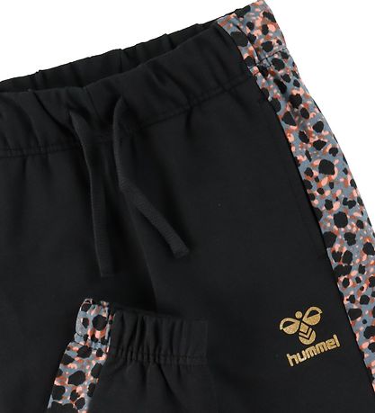 Hummel Sweatpants - HmlMejse - Sort/Blue Mirage