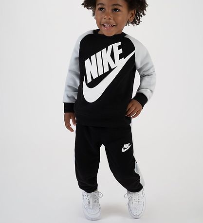 Nike Sweatsæt - Oversized Futura - Sort/Hvid
