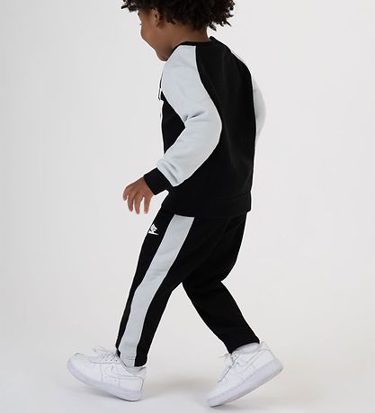 Nike Sweatsæt - Oversized Futura - Sort/Hvid