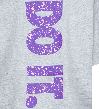 Nike T-shirt - Just Do It - Grey Heather Nike T-shirt - Just Do It - Grey Heather