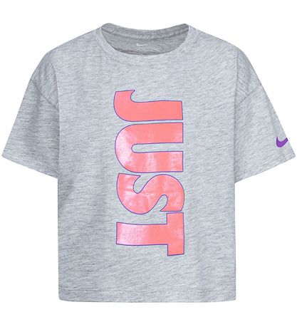 Nike T-shirt - Just Do It - Grey Heather Nike T-shirt - Just Do It - Grey Heather