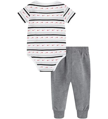 Nike Sweatpants/Body k/æ - Swoosh Stripe - Carbon Heather