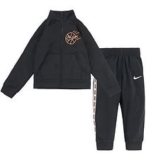 Nike Træningssæt - Cardigan/Bukser - My First - Sort Nike Træningssæt - Cardigan/Bukser - My First - Sort