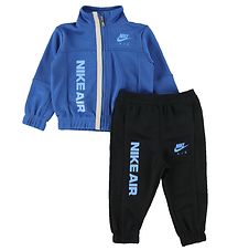 Nike Træningssæt- Cardigan/Bukser - Air - Marina Blue Nike Træningssæt- Cardigan/Bukser - Air - Marina Blue