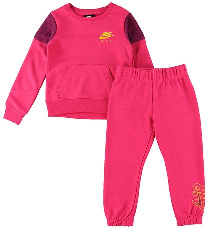 Nike Sweatsæt - Air - Pink Rush Nike Sweatsæt - Air - Pink Rush