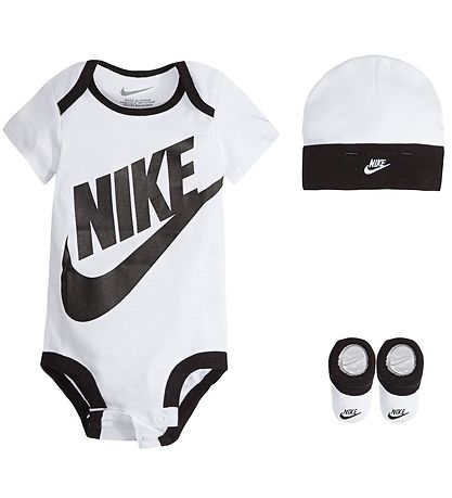 Nike Gaveæske - Body k/æ/Hue/Strømper - Futura - Hvid Nike Gaveæske - Body k/æ/Hue/Strømper - Futura - Hvid
