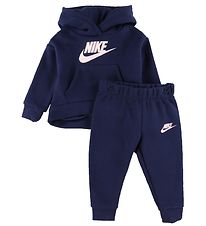Nike Sweatsæt - Hættetrøje/Sweatpants - Midnight Navy Nike Sweatsæt - Hættetrøje/Sweatpants - Midnight Navy