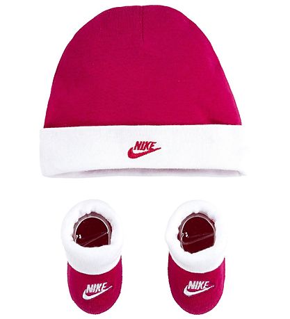 Nike Sæt - Hue/Strømper - Futura - Rush Pink