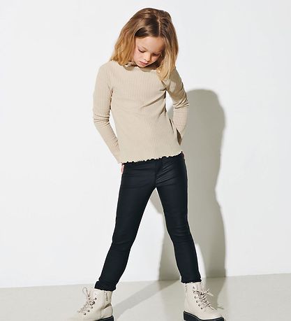 Kids Only Bukser - Noos - KonRoyal - Rock Coated - Sort Kids Only Bukser - Noos - KonRoyal - Rock Coated - Sort