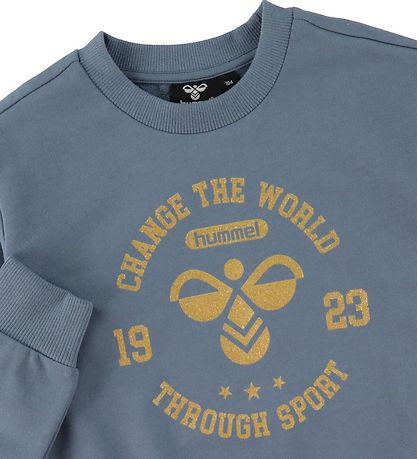 Sweat-shirt Hummel - HmlMalin - Blue Mirage Sweat-shirt Hummel - HmlMalin - Blue Mirage