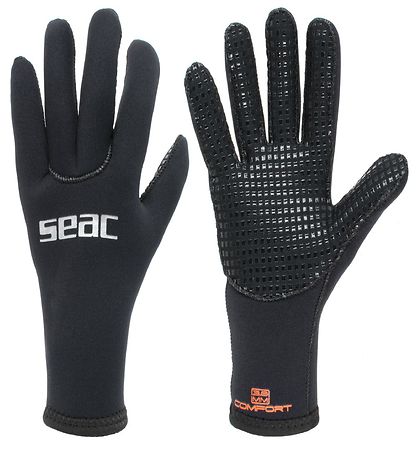 Seac Handsker - Comfort Gloves 3 mm - Sort Seac Handsker - Comfort Gloves 3 mm - Sort