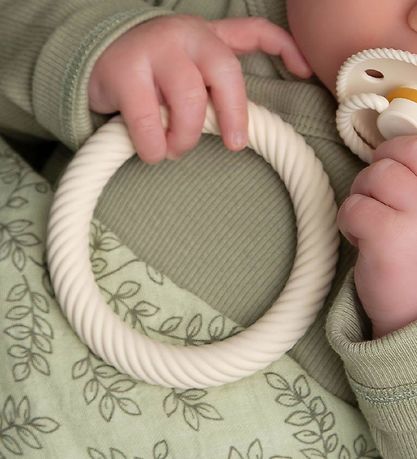 A Little Lovely Company Teether - 2-Pack - Classic - Mushroom/Cr A Little Lovely Company Teether - 2-Pack - Classic - Mushroom/Cr