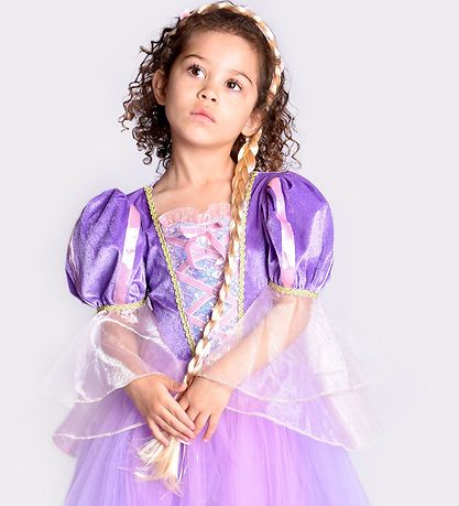 Den Goda Fen Udklædning - Rapunzel m. Hårbøjle - Lilla Den Goda Fen Udklædning - Rapunzel m. Hårbøjle - Lilla