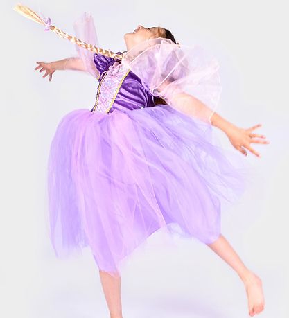 Den Goda Fen Udklædning - Rapunzel m. Hårbøjle - Lilla Den Goda Fen Udklædning - Rapunzel m. Hårbøjle - Lilla