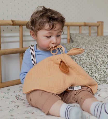 BIBS Comfort Blanket - 40x40 cm - Kangaroo - Sand/Caramel