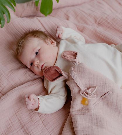 BIBS Nusseklud - 40x40 cm - Kangaroo - Blush/Woodchuck BIBS Nusseklud - 40x40 cm - Kangaroo - Blush/Woodchuck