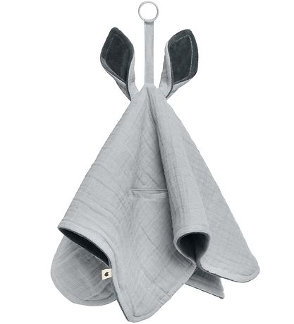 BIBS Schmusetuch - 40x40 cm - Känguru - Cloud/Iron