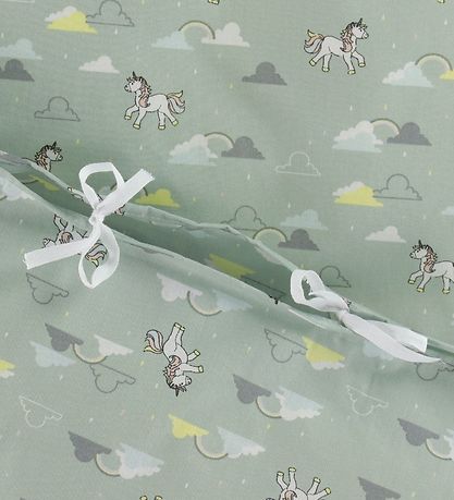 Nørgaard Madsens Bettwäsche - Junior - Minze m. Einhorn