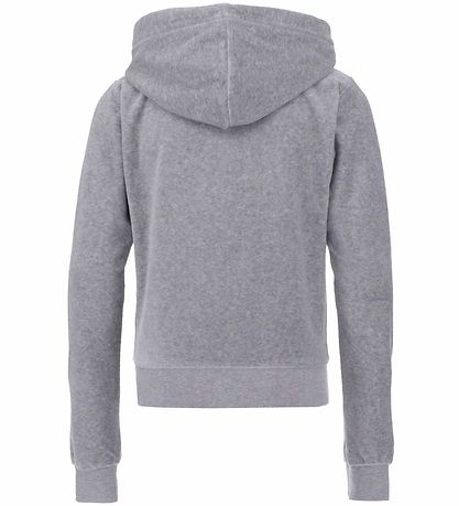 Juicy Couture Cardigan - Velour - Silver Marl Juicy Couture Cardigan - Velour - Silver Marl