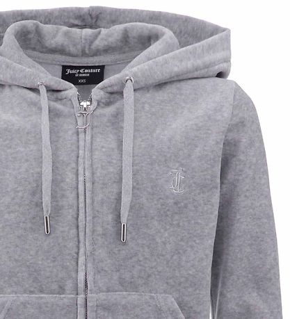 Juicy Couture Cardigan - Velour - Silver Marl