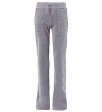 Juicy Couture Velourbukser - Silver Marl Juicy Couture Velourbukser - Silver Marl
