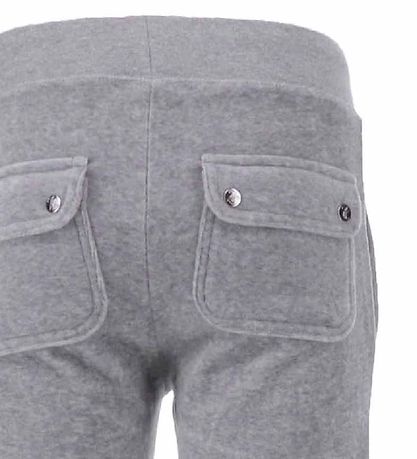 Juicy Couture Velourbukser - Silver Marl