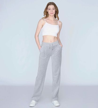 Juicy Couture Velourbukser - Silver Marl Juicy Couture Velourbukser - Silver Marl