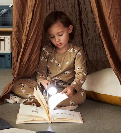 Liewood Lommelygte - Gry - Silikone - Whale Blue/Almond Mix