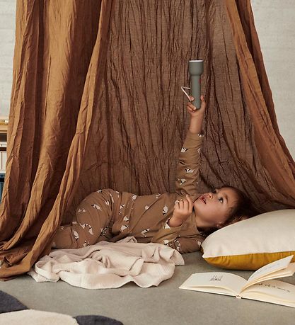 Liewood Lommelygte - Gry - Silikone - Whale Blue/Almond Mix