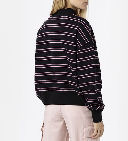 Dickies Sweatshirt - Westover - Sort/Rosastribet