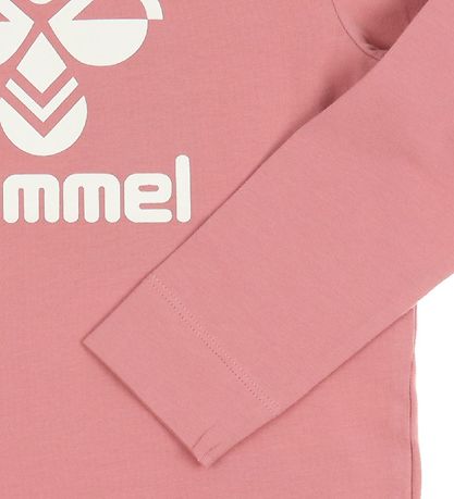 Hummel Bluse - hmlMarie - Dusty Rose m. Logo Hummel Bluse - hmlMarie - Dusty Rose m. Logo