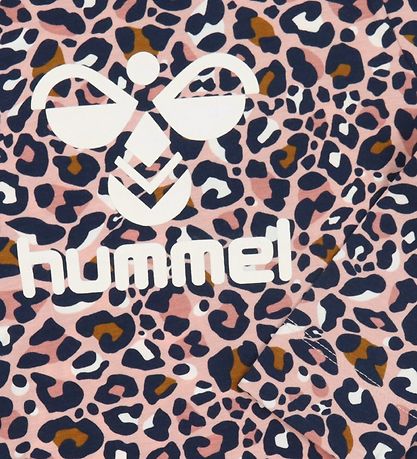 Hummel Bluse - hmlMarie - Pale Mauve m. Leopardprint/Logo Hummel Bluse - hmlMarie - Pale Mauve m. Leopardprint/Logo
