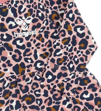 Hummel Kjole - hmlMarie - Pale Mauve m. Leopardprint