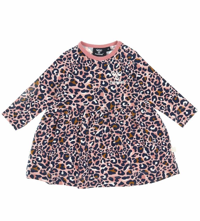 Hummel Kjole - hmlMarie - Pale Mauve m. Leopardprint