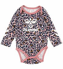 Hummel Body l/æ - hmlMarie - Pale Mauve m. Leopardprint/Logo