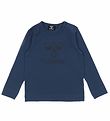 Hummel Bluse - hmlSteen - Ensign Blue m. Logo Hummel Bluse - hmlSteen - Ensign Blue m. Logo