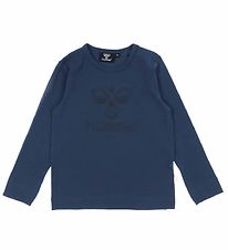 Hummel Bluse - hmlSteen - Ensign Blue m. Logo Hummel Bluse - hmlSteen - Ensign Blue m. Logo