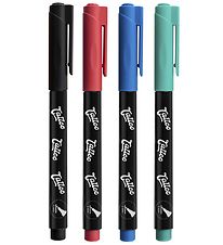 Eberhard Faber Tattoo Tusch m. Skabeloner - Kids - 4 Farver Eberhard Faber Tattoo Tusch m. Skabeloner - Kids - 4 Farver